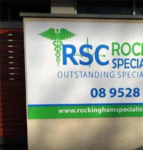 Rockingham Hospital Banner